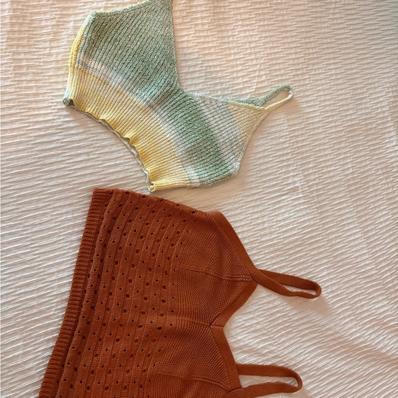 Ultra Flirt Brown Knit Kids Bottoms - Picture 1 of 10